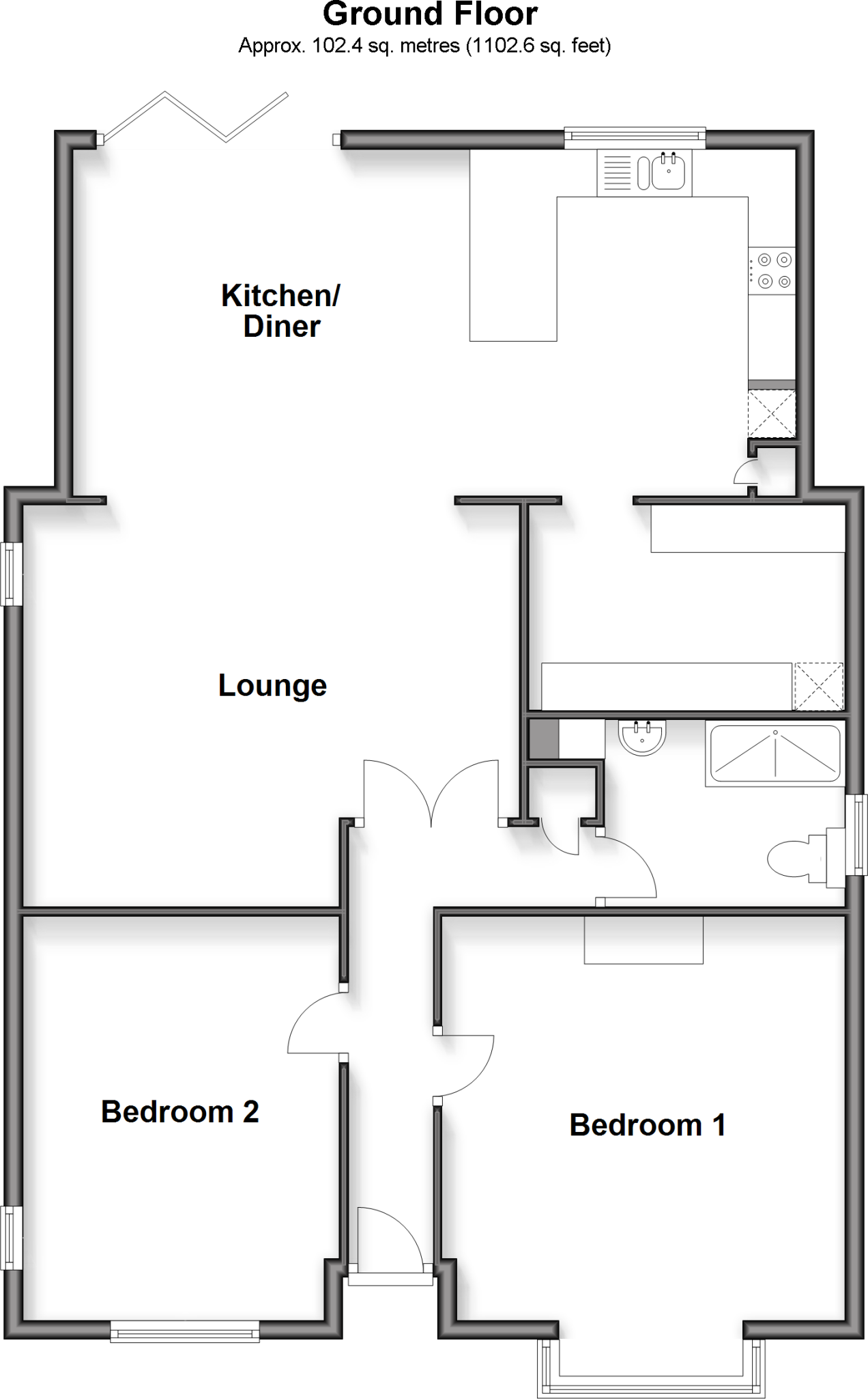 Hazlemere Road, Seasalter, Whitstable, Kent floorplan