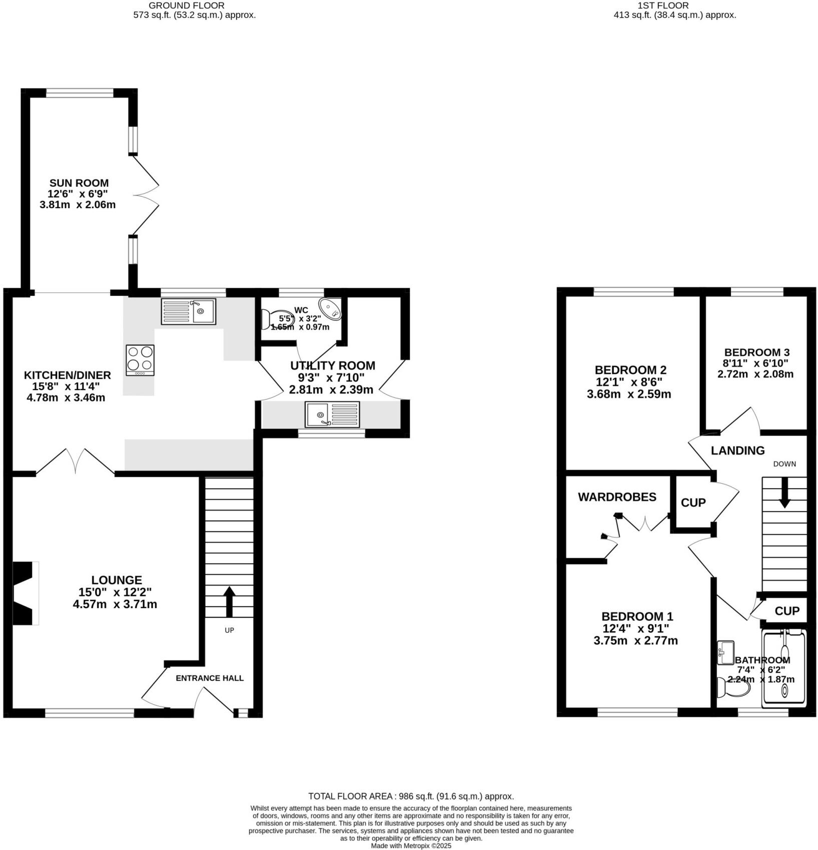 23 Crovens Close, Governors Hill, Douglas, IM2 7AH floorplan