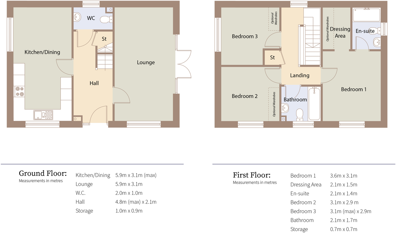 The Farndale, Delacy Meadows, Staincross floorplan