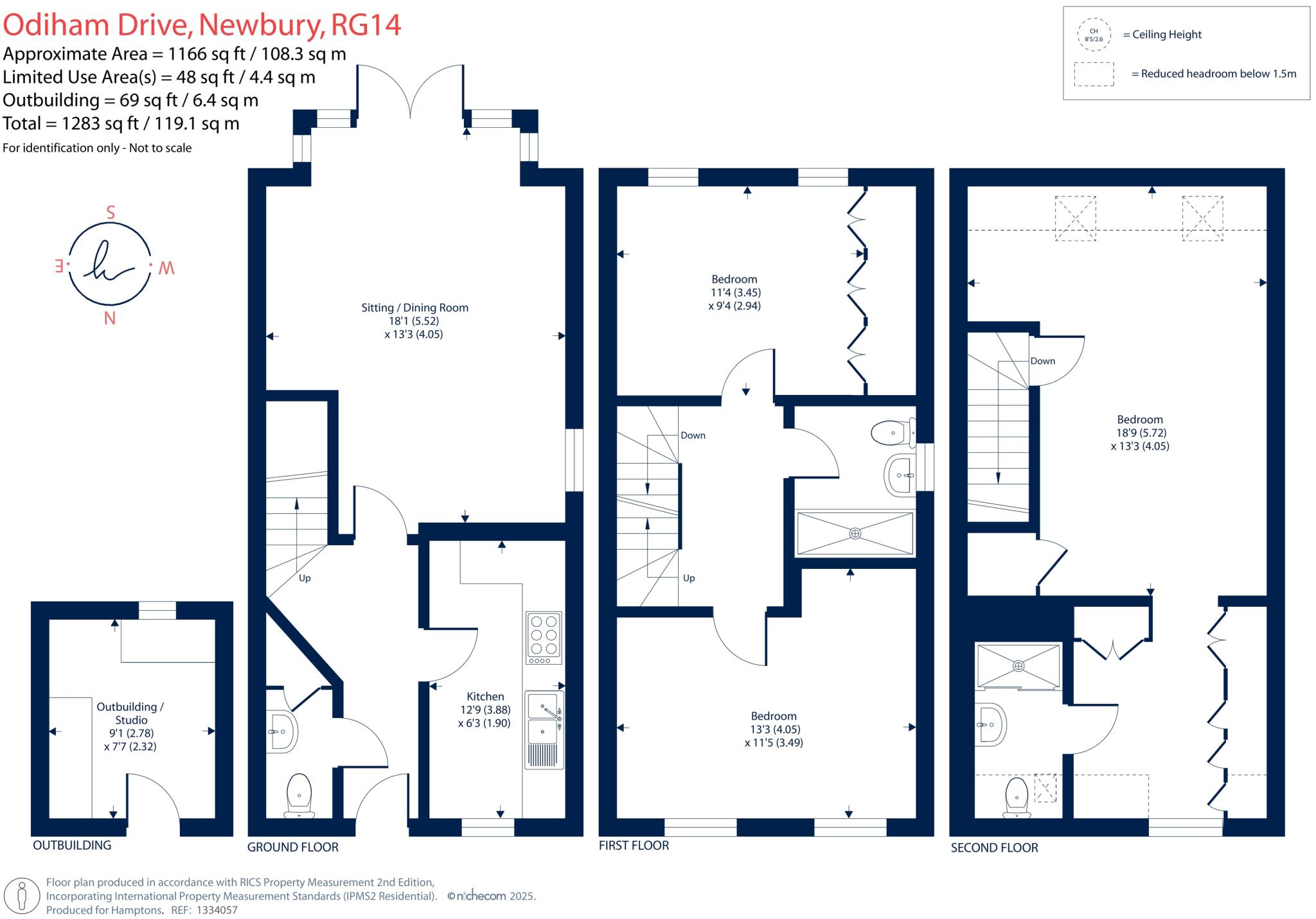 Odiham Drive, Newbury, RG14 floorplan