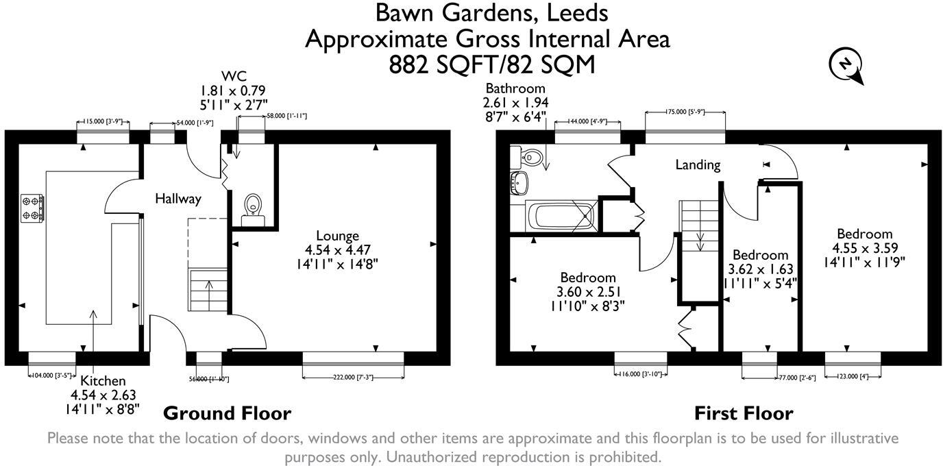 Bawn Gardens, Leeds floorplan
