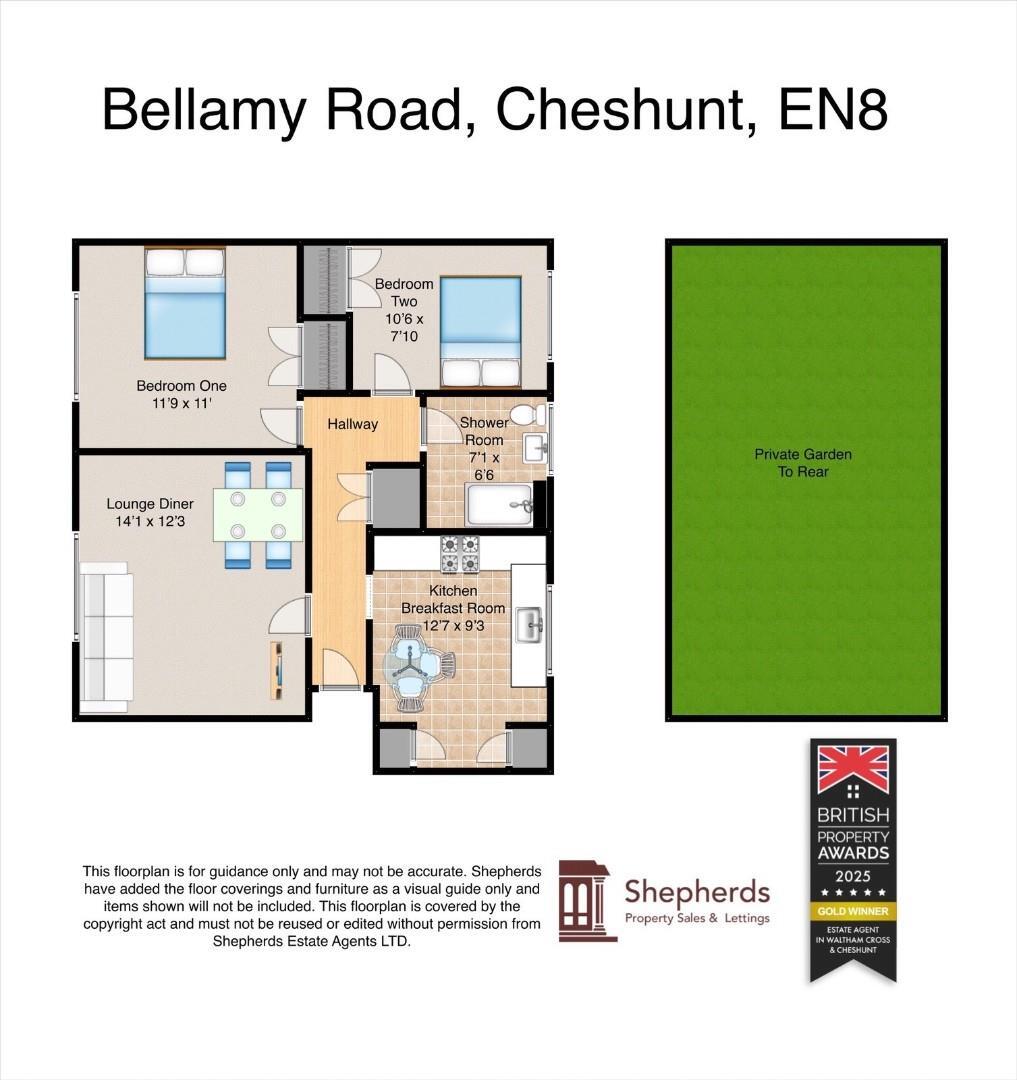 Bellamy Road, Cheshunt floorplan