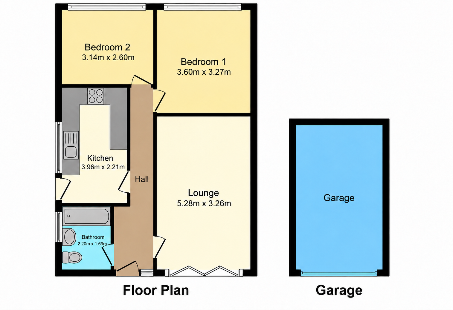 Woodsett Walk, Conisbrough, Doncaster, DN12 floorplan