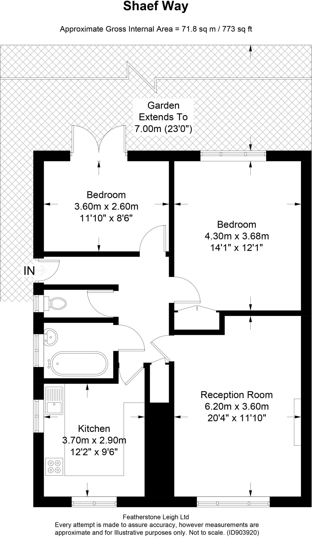 Shaef Way, Teddington, Middlesex, TW11 floorplan