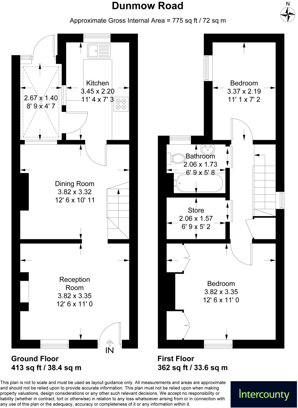Dunmow Road, Bishop's Stortford, Hertfordshire, CM23 floorplan
