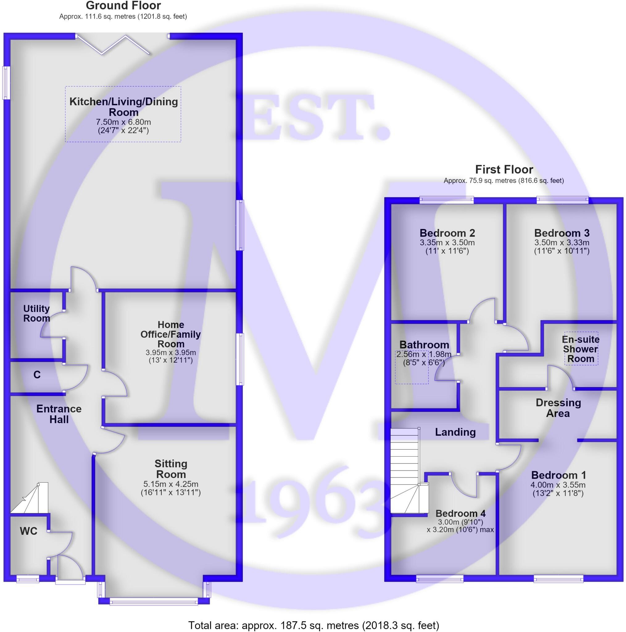 Grange Close, Everton, Lymington, Hampshire, SO41 floorplan