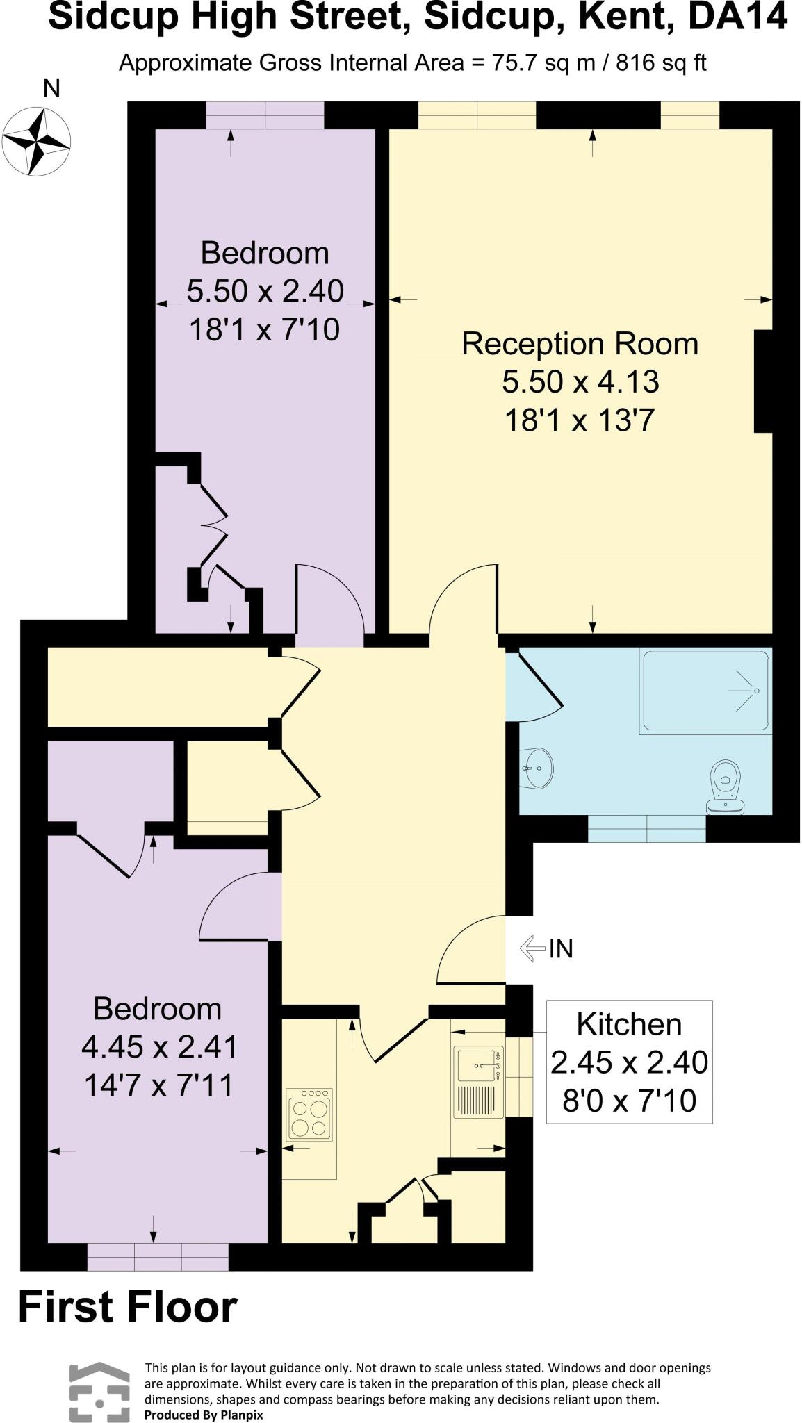 96, Sidcup High Street, Sidcup floorplan