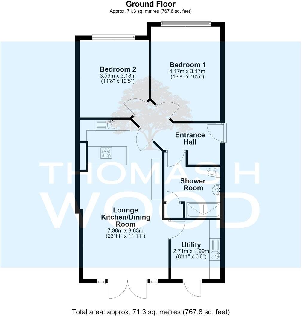 Heol Mabon, Cardiff floorplan