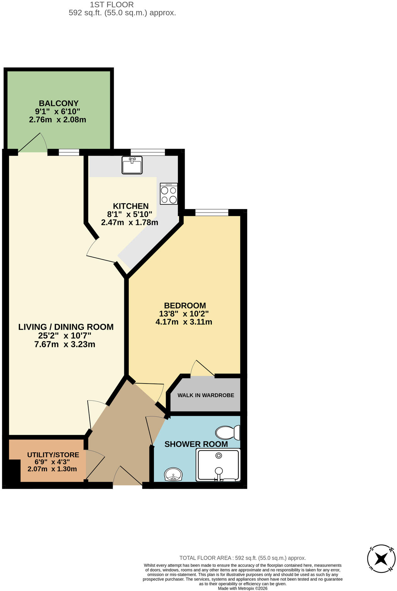 Kingfisher Court, South Street, Taunton floorplan