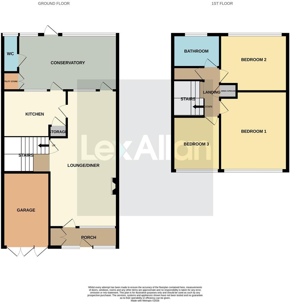 Redhill Close, Stourbridge floorplan