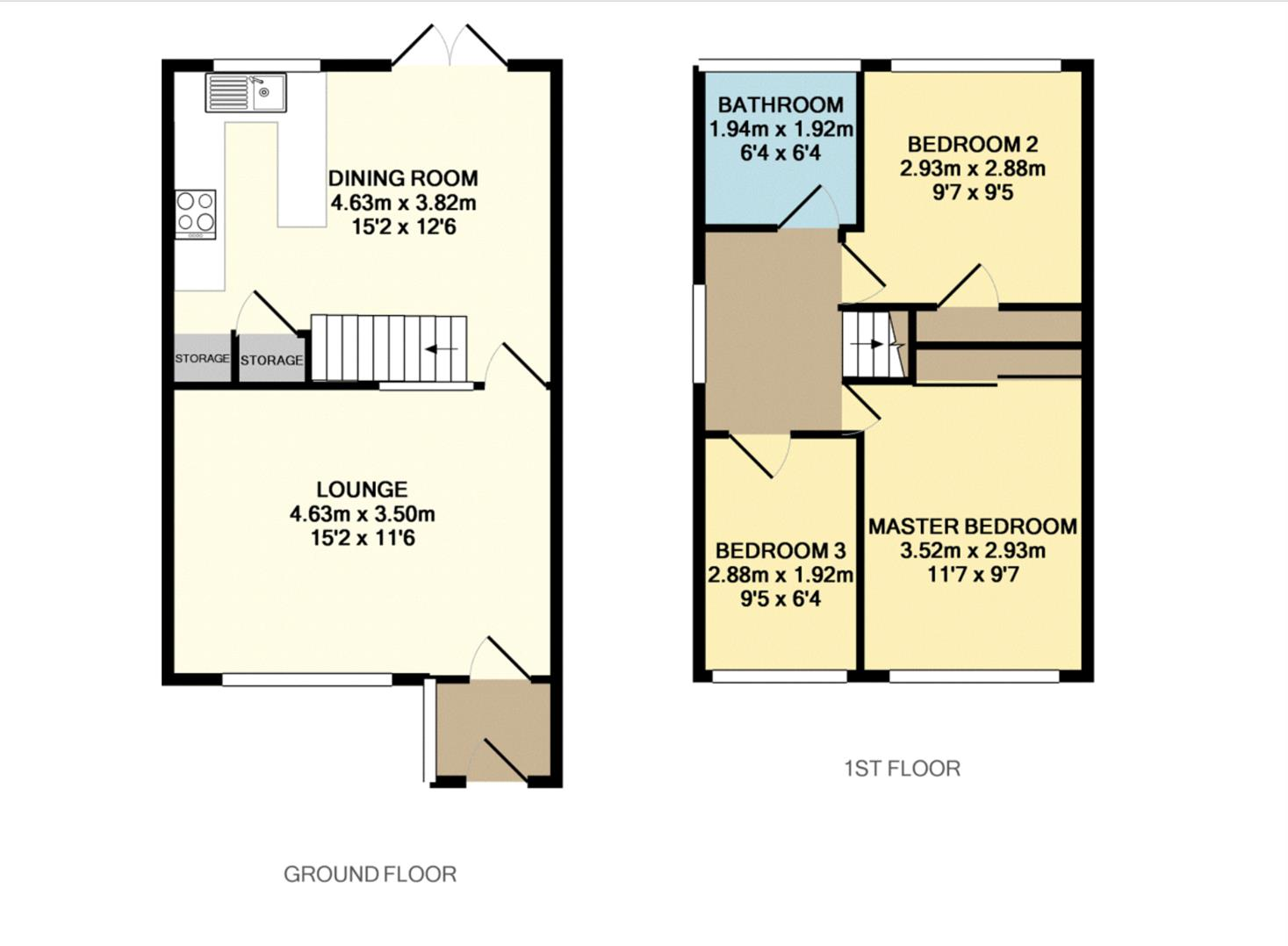Salters Way, Dunstable floorplan