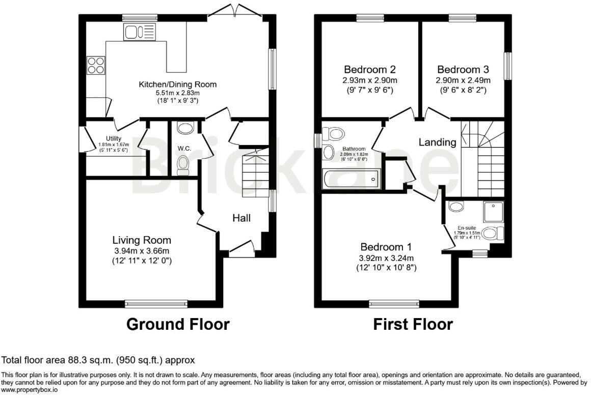 Fairburn Close, Market Harborough floorplan