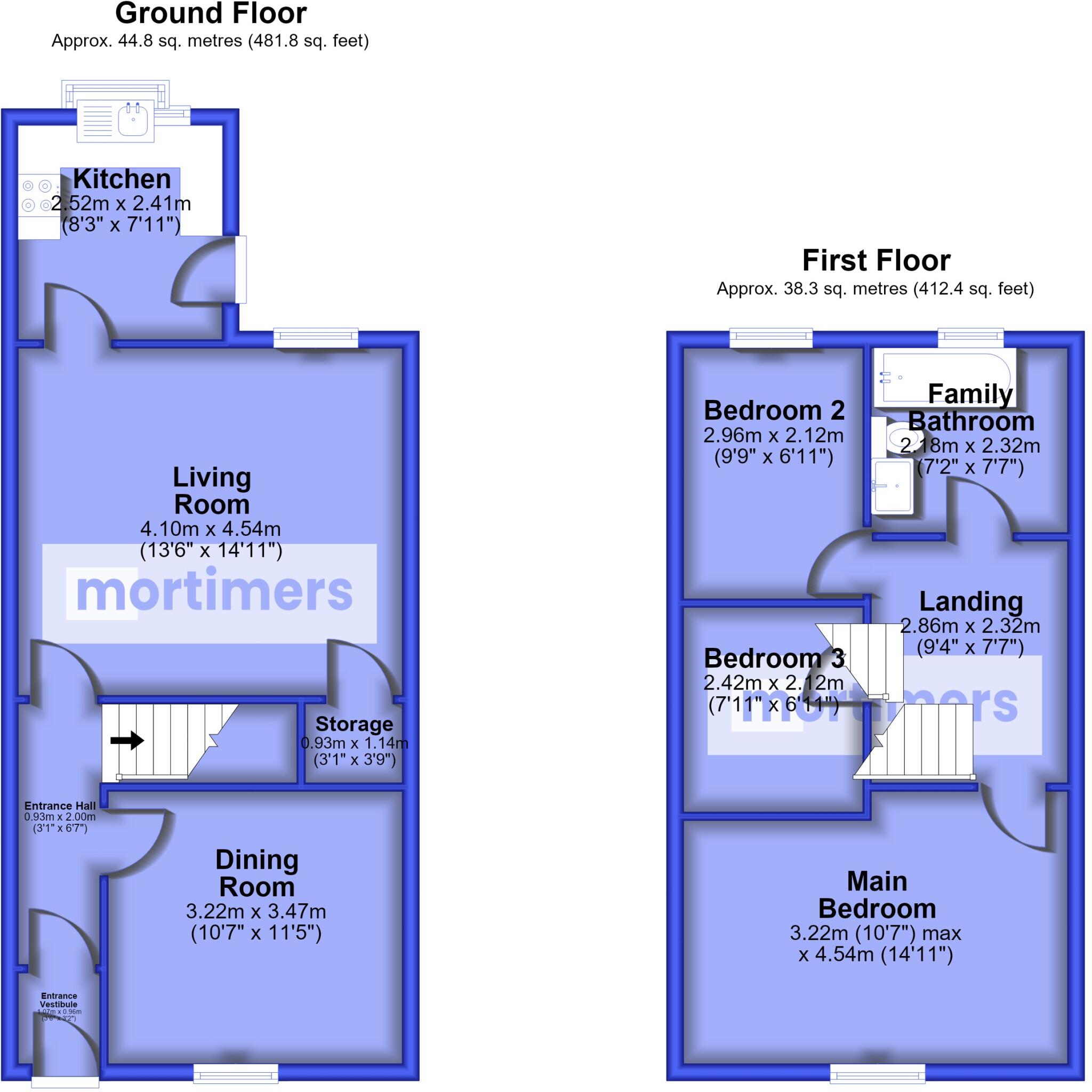 Russia Street, Accrington, Lancashire, BB5 floorplan