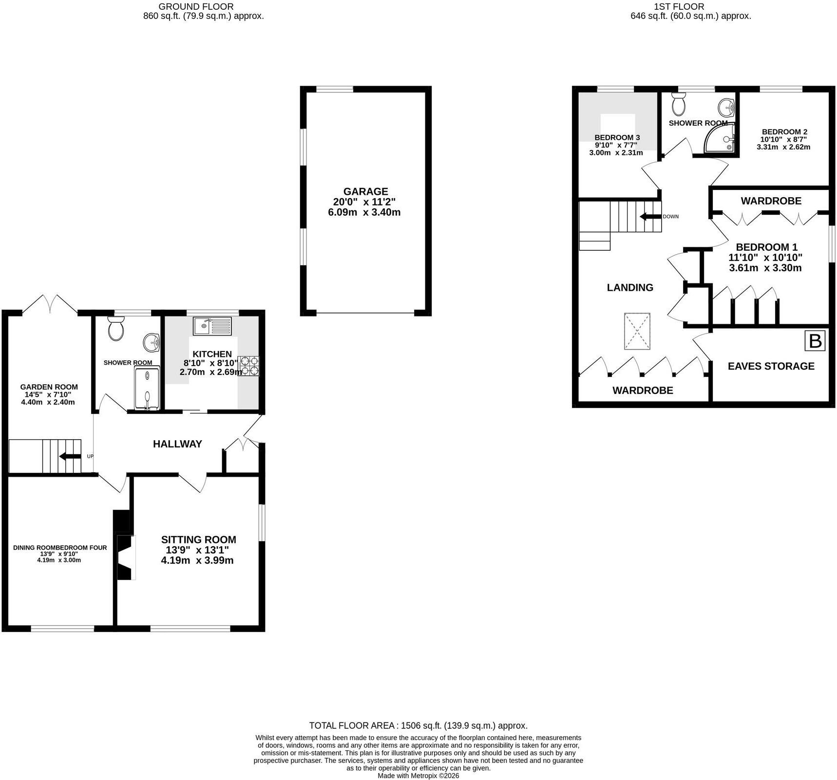 Lansdowne Park, Totnes, TQ9 floorplan