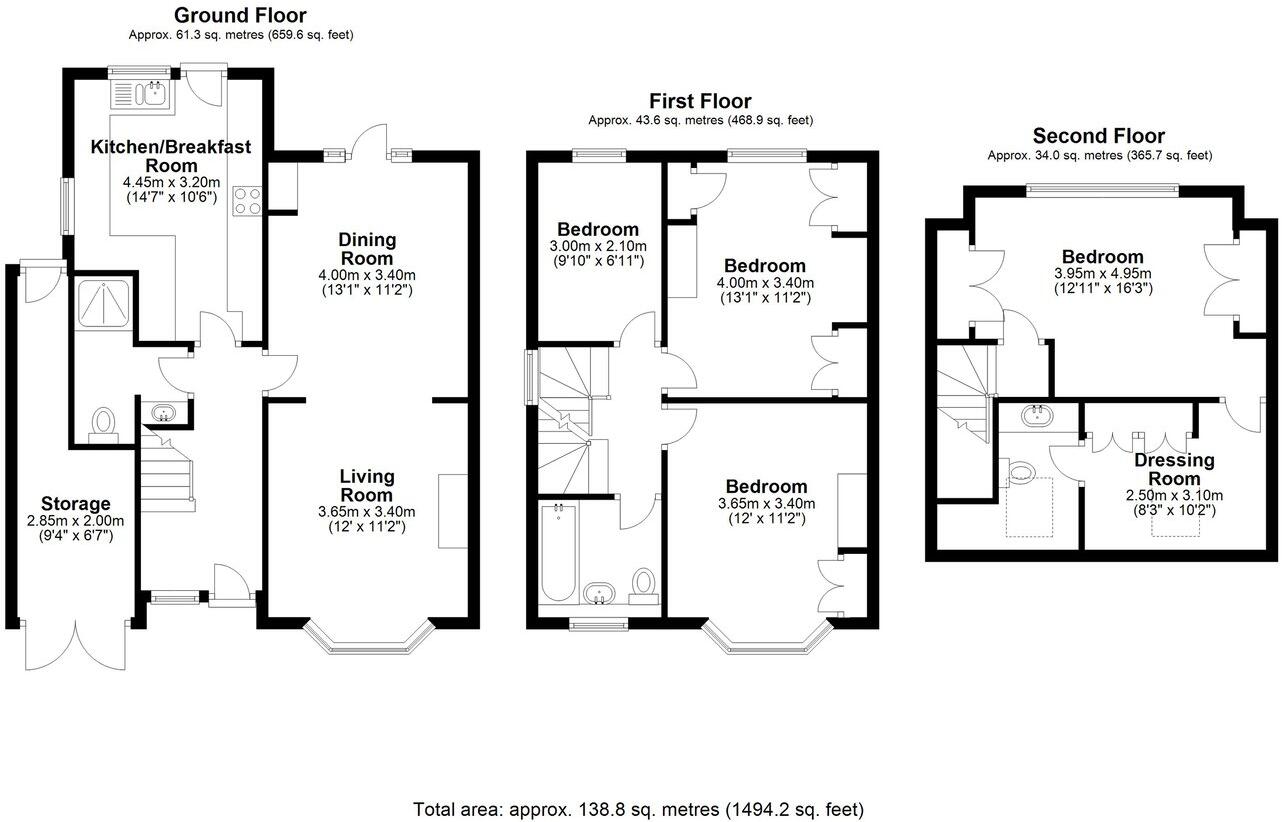 Worplesdon Road, Guildford, GU2 floorplan
