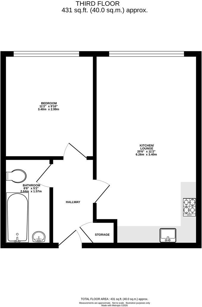 Hubert Road, Brentwood floorplan