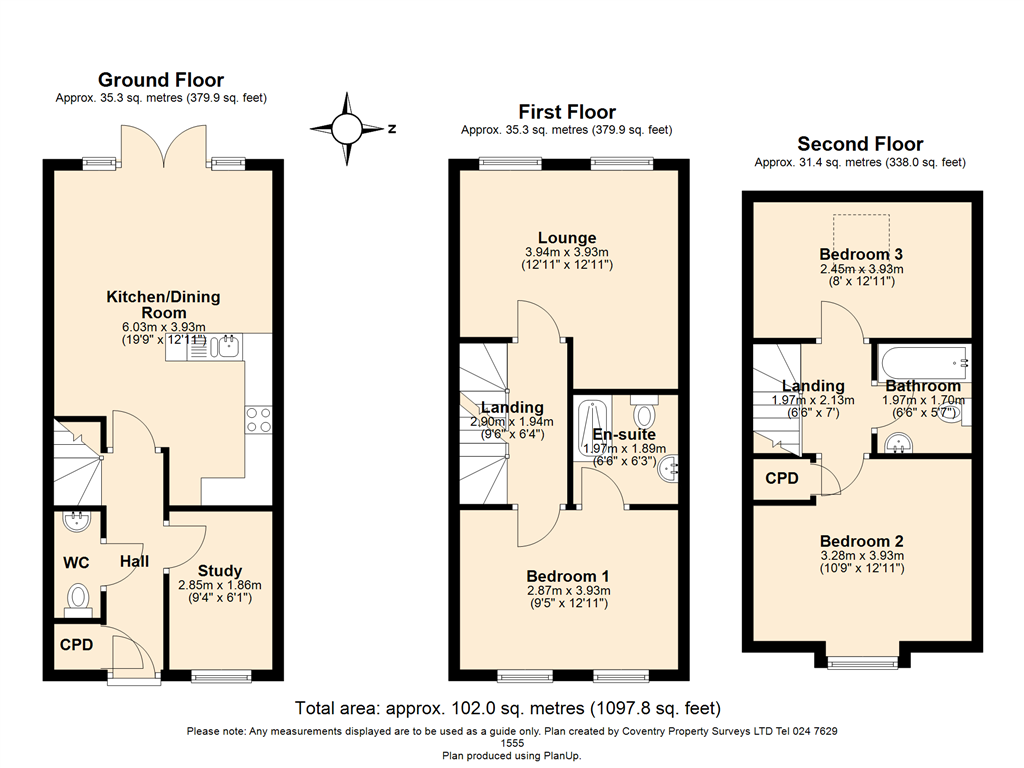 Coopers Meadow, Keresley, Coventry, West Midlands, CV7 floorplan