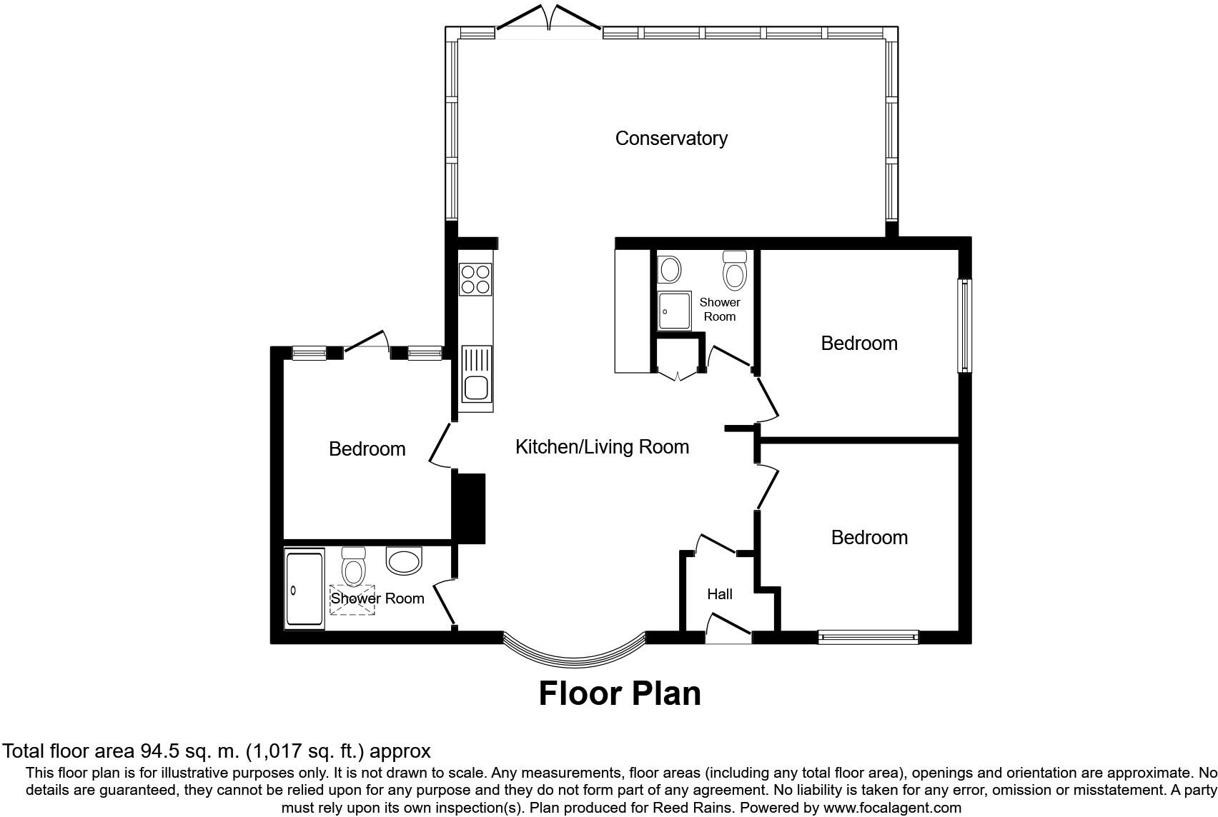 First Avenue, Camber, Rye, East Sussex, TN31 floorplan