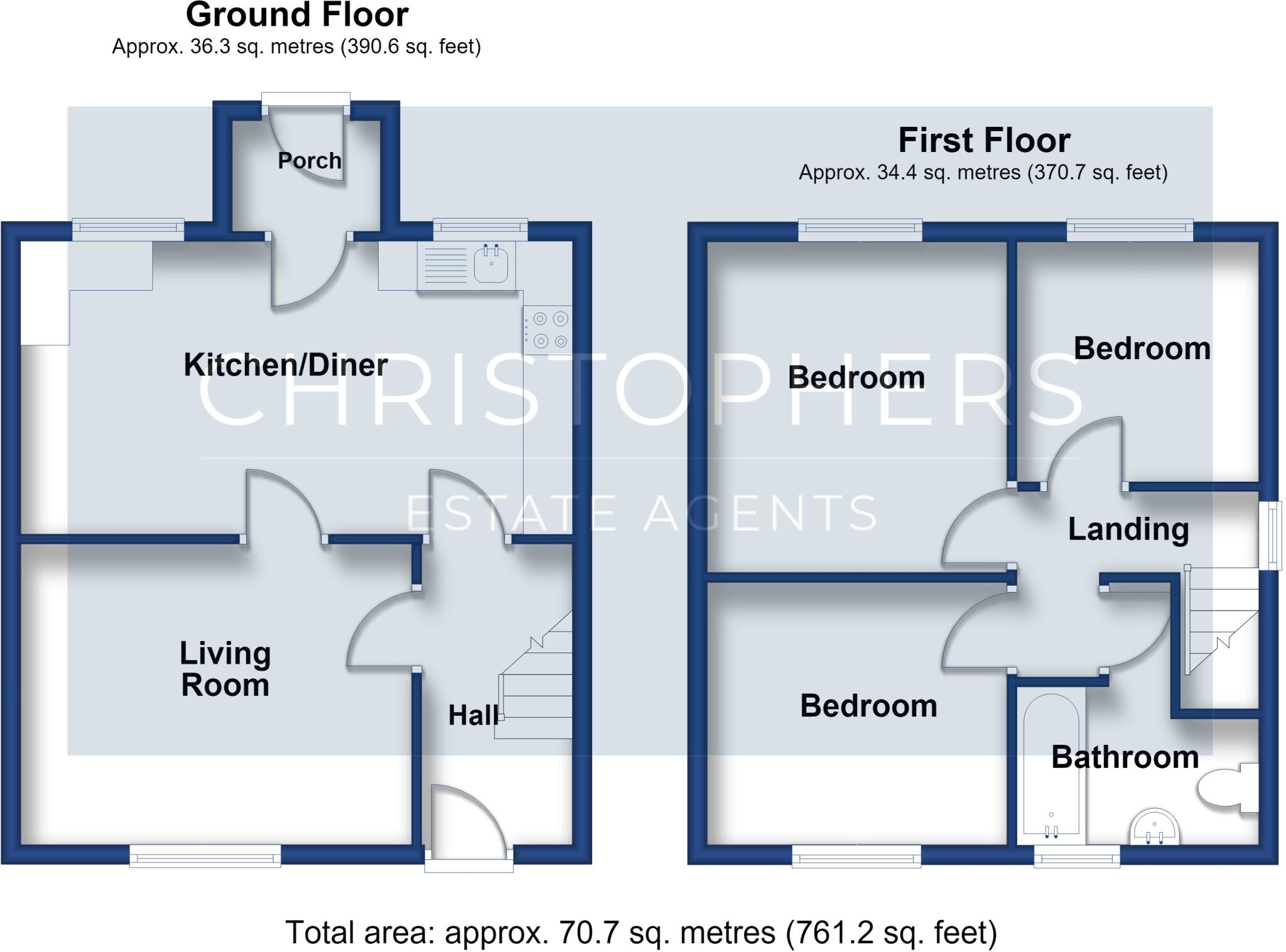 Treskewes Estate, St Keverne, Cornwall floorplan