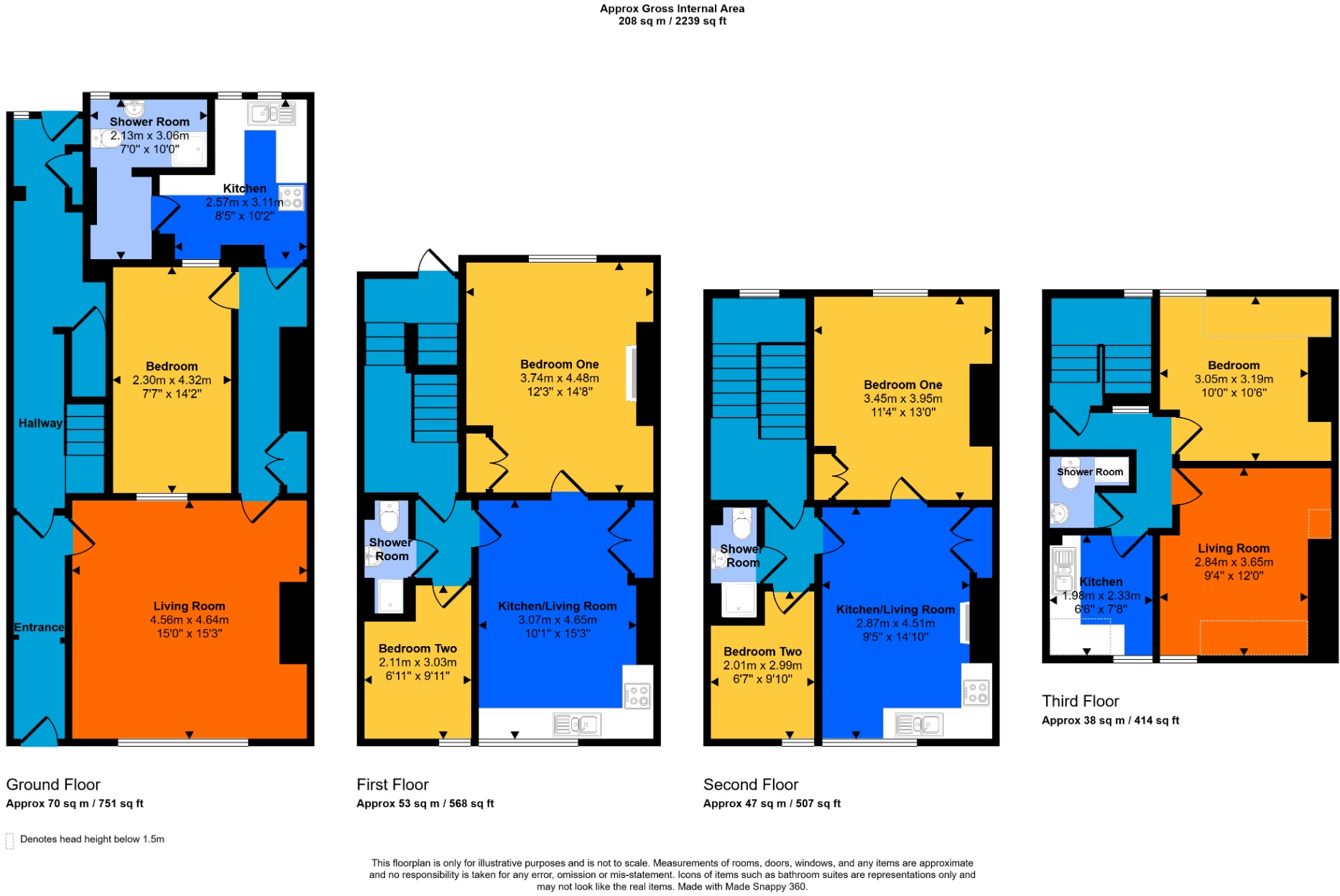 5 Wyke Road, Weymouth, Dorset, DT4 floorplan