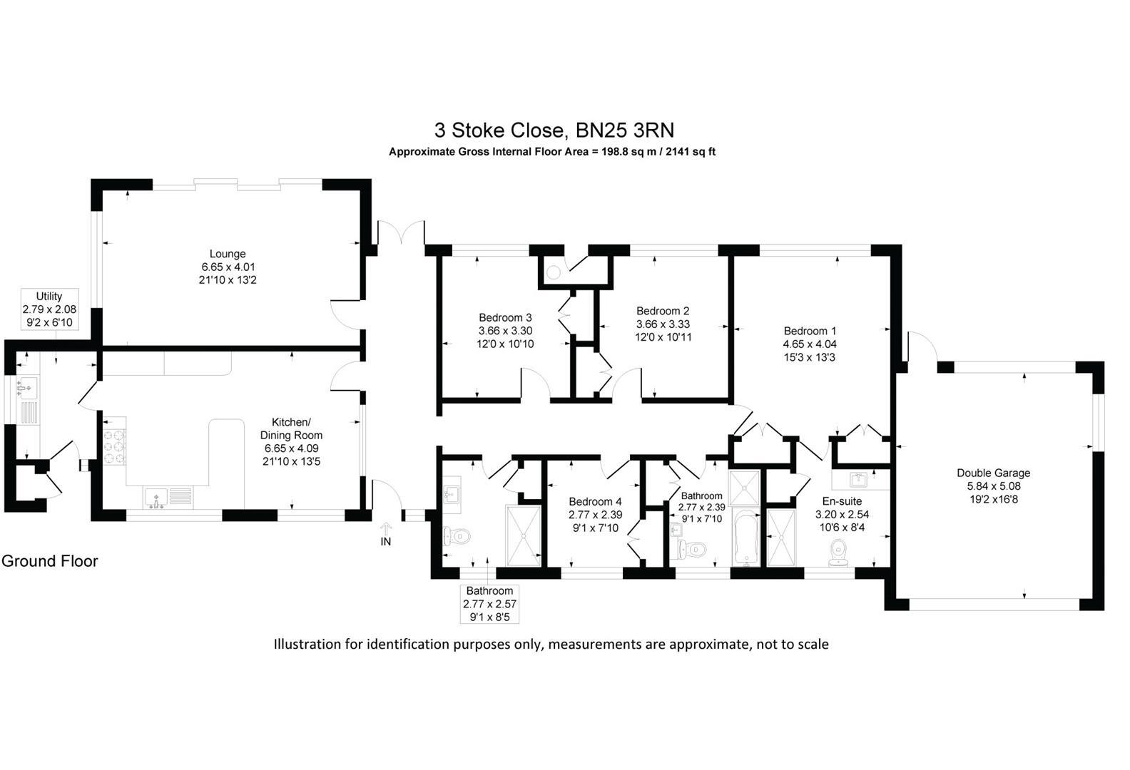 Stoke Close, Seaford floorplan