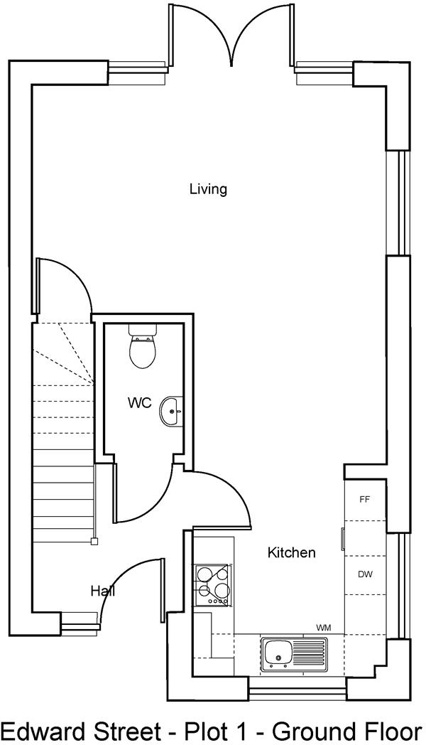 The Bentley, Edward Street, Kiln Crescent, Harwich floorplan