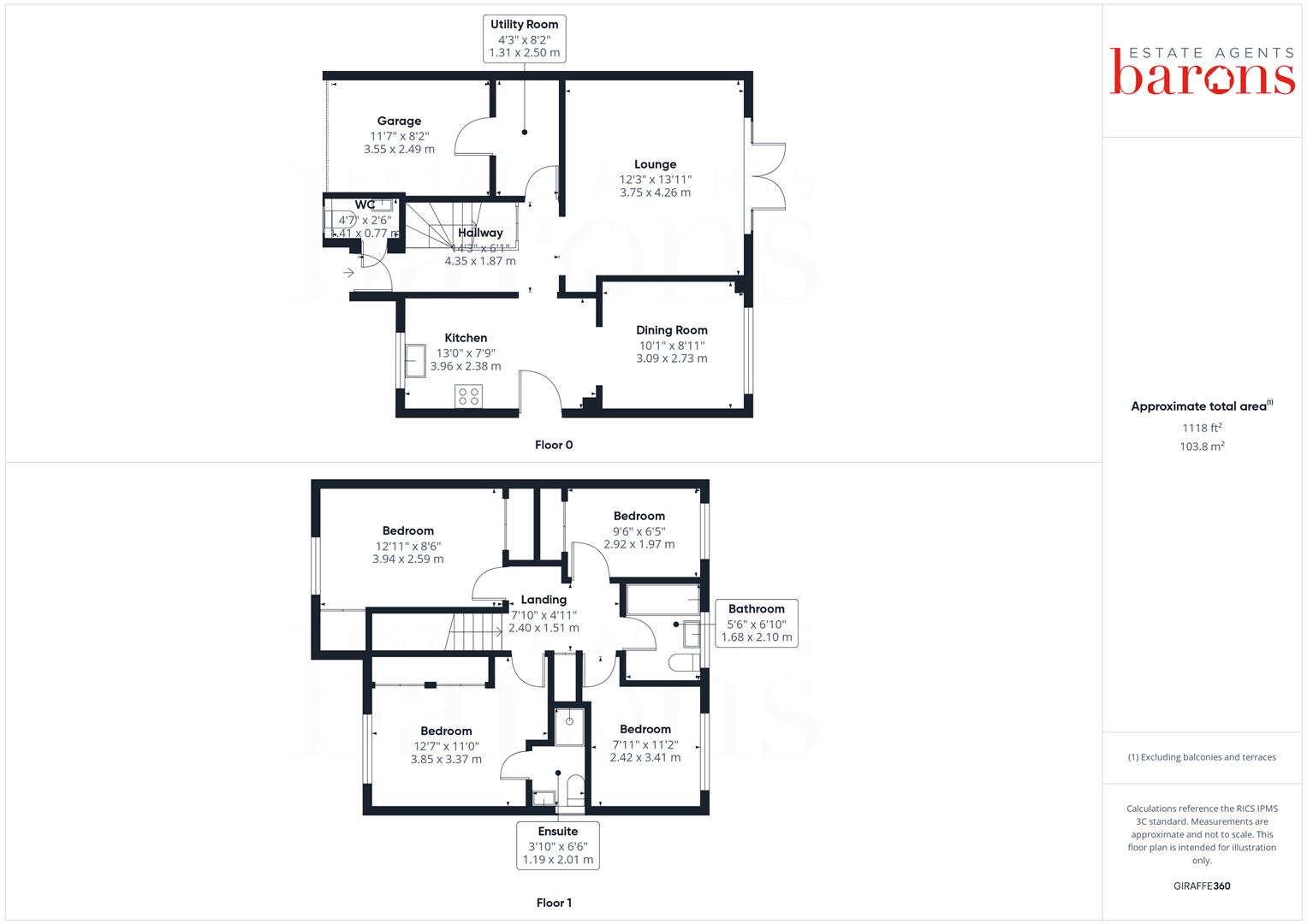 Chatsworth Green, Hatch Warren, Basingstoke floorplan