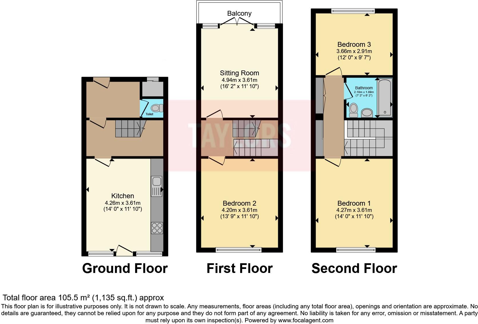 Penryn Avenue, Fishermead, Milton Keynes, Buckinghamshire, MK6 floorplan