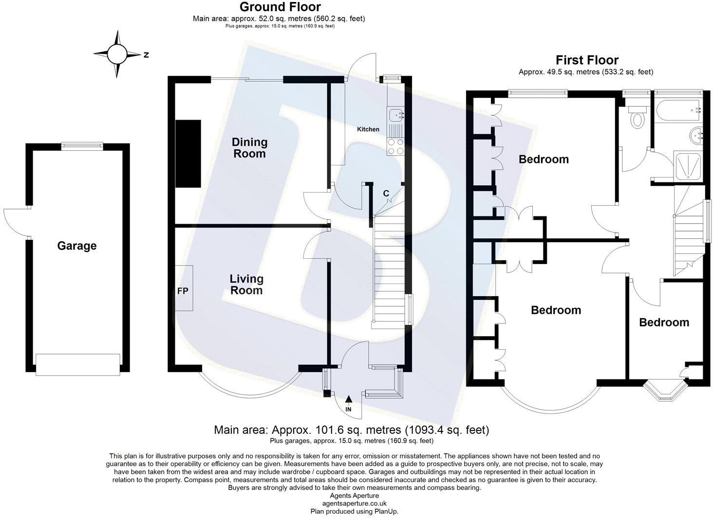Beech Avenue, Upminster, RM14 floorplan