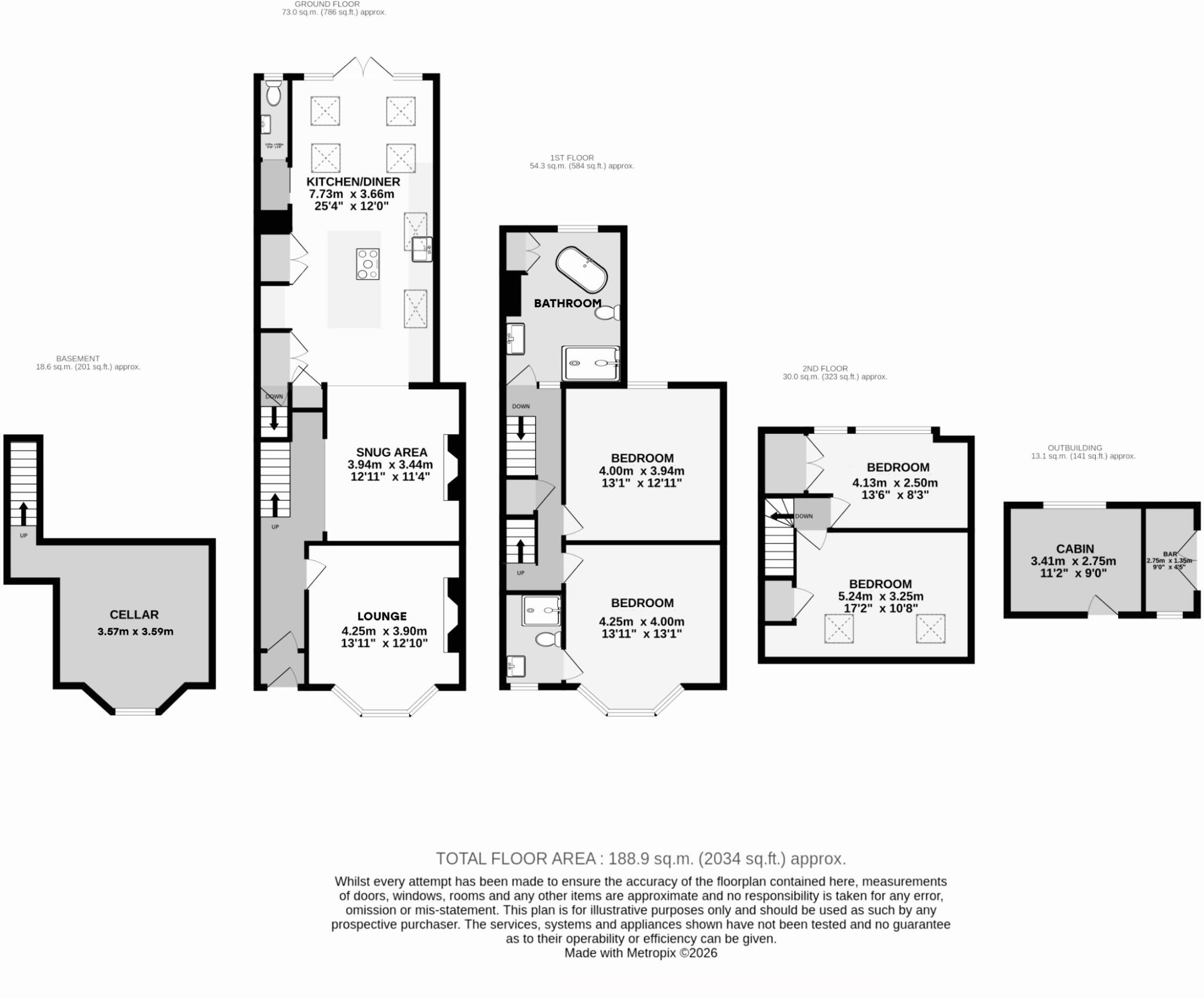 West Street, Dunstable, Bedfordshire, LU6 floorplan