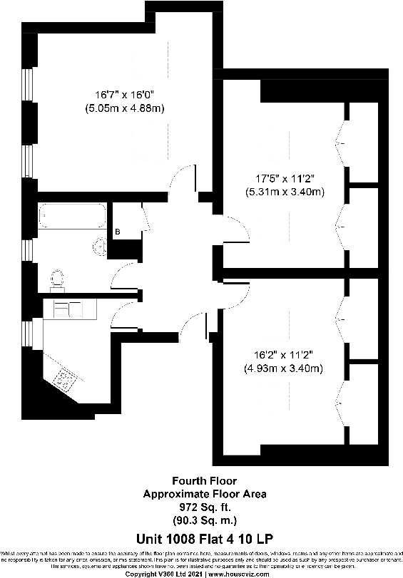 Laura Place, Bath floorplan