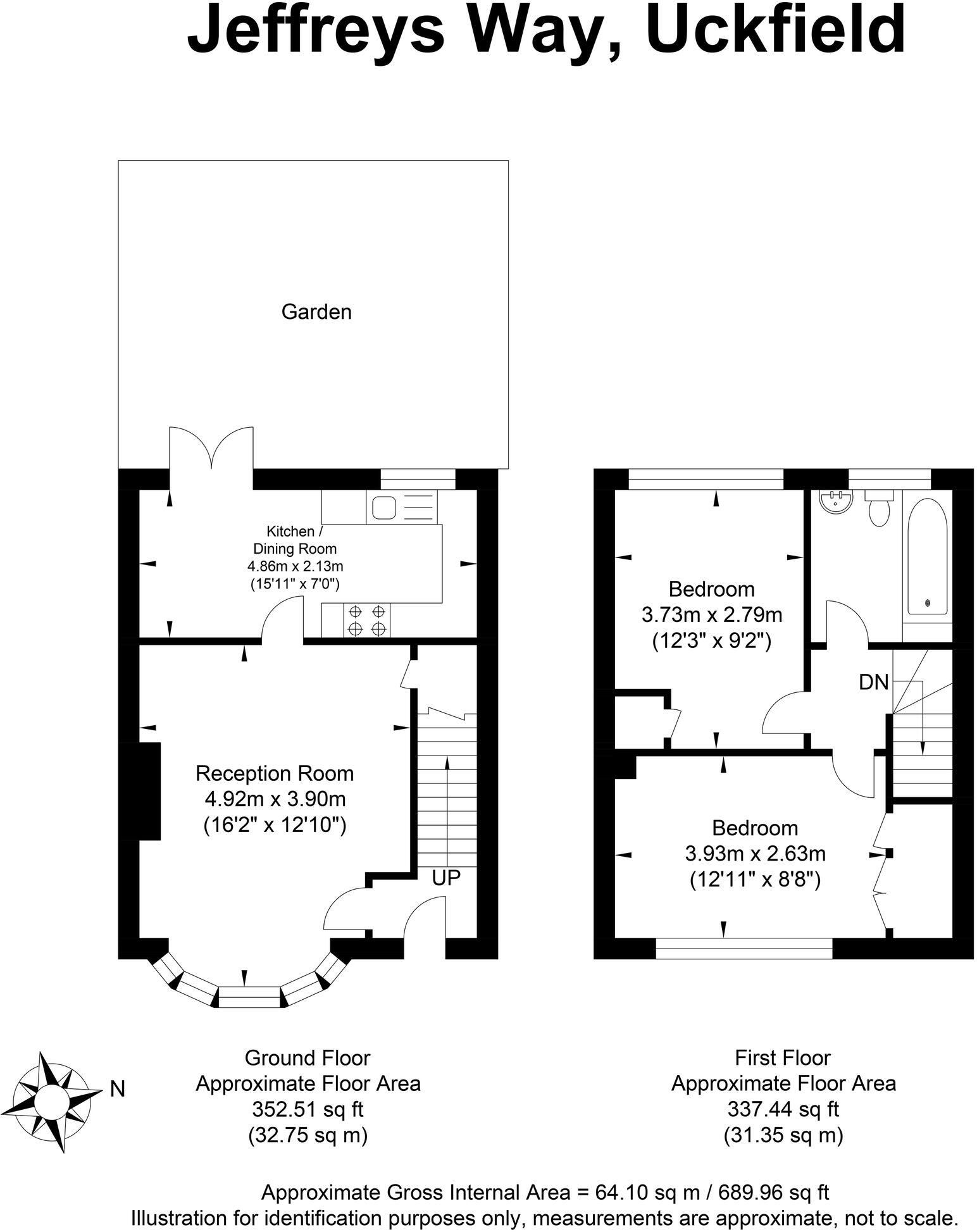Jeffreys Way, Uckfield, TN22 floorplan