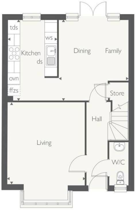 Garvey Glade, Nottingham, Nottinghamshire, NG5 floorplan