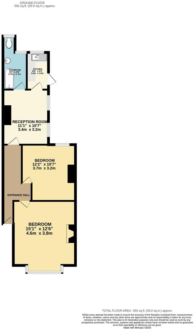 Campbell Road, Walthamstow, E17 floorplan