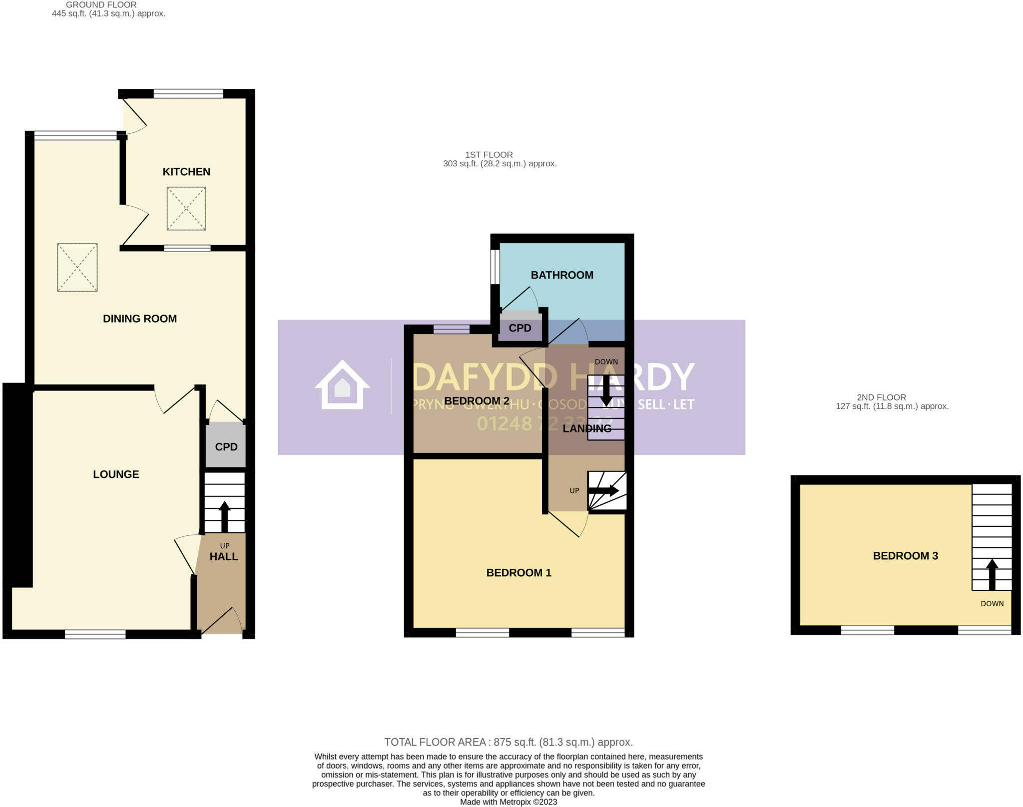 County Road, Penygroes, Caernarfon, Gwynedd, LL54 floorplan