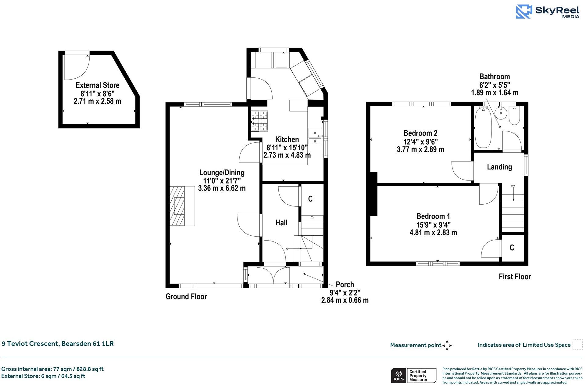 Teviot Crescent, Bearsden floorplan