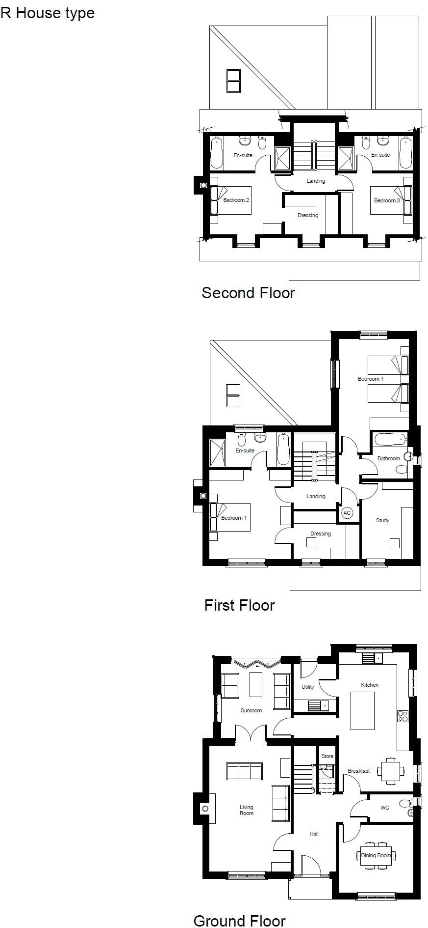 Woodlands Meadow, New Homes floorplan