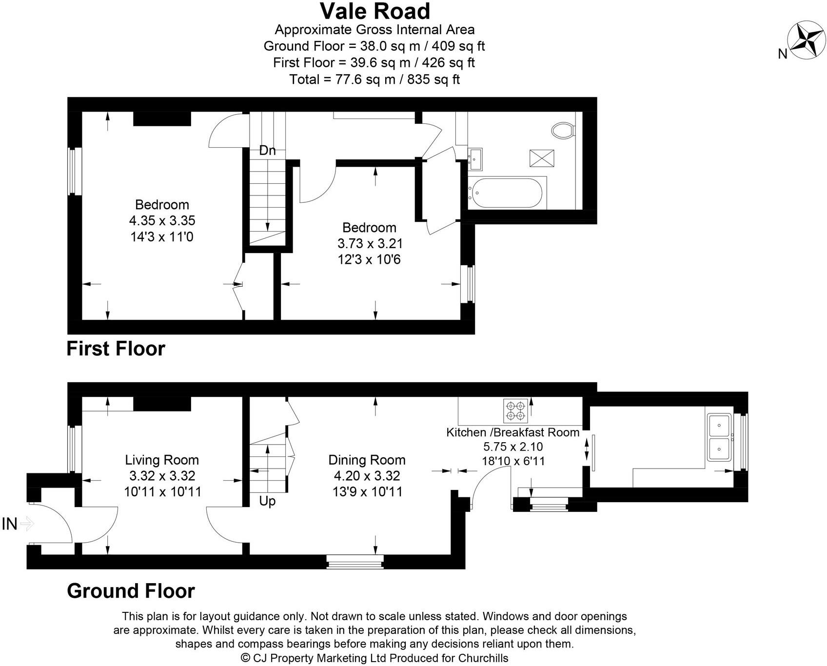 Vale Road, Bushey, WD23 floorplan