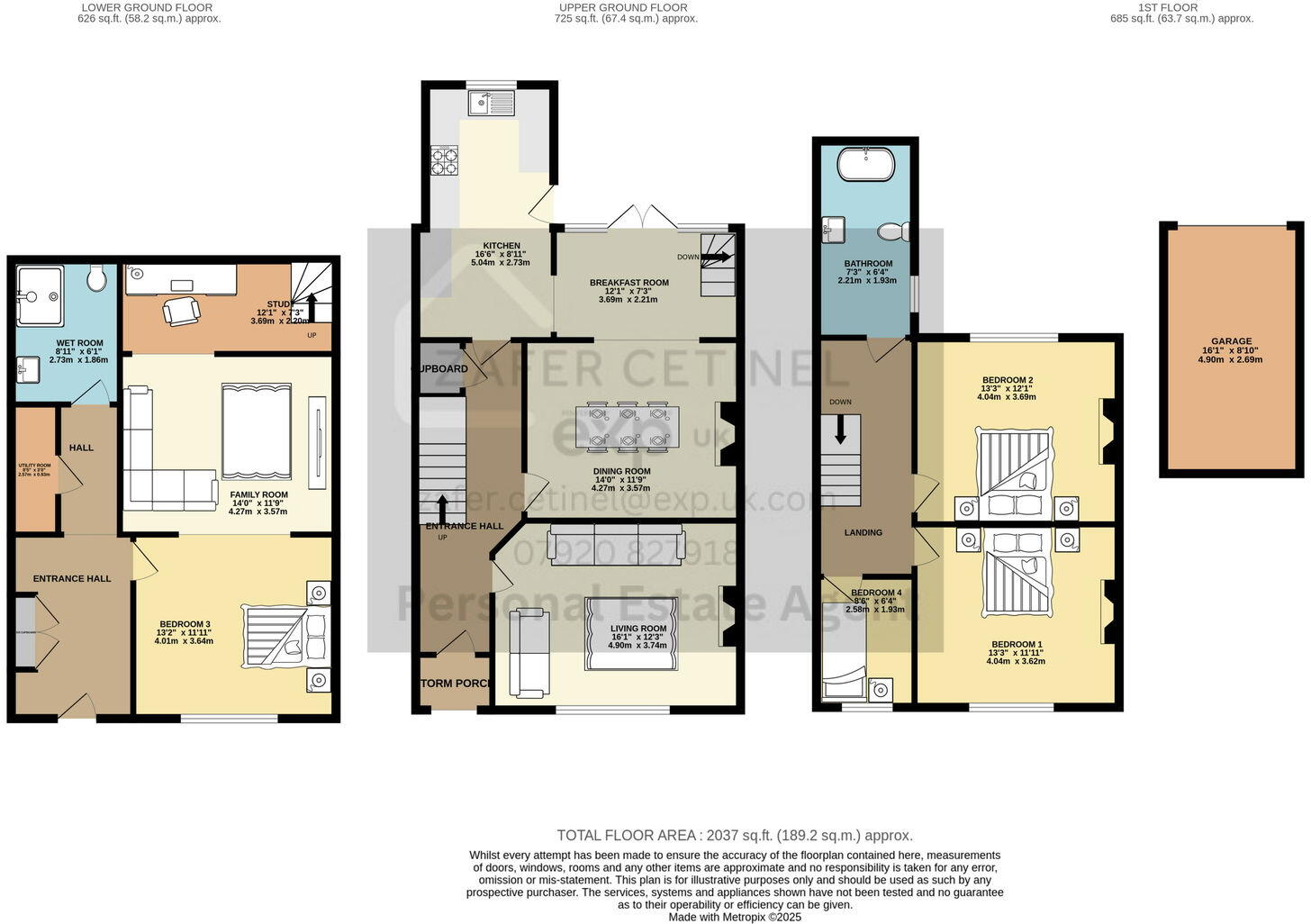 18, Hales Road floorplan