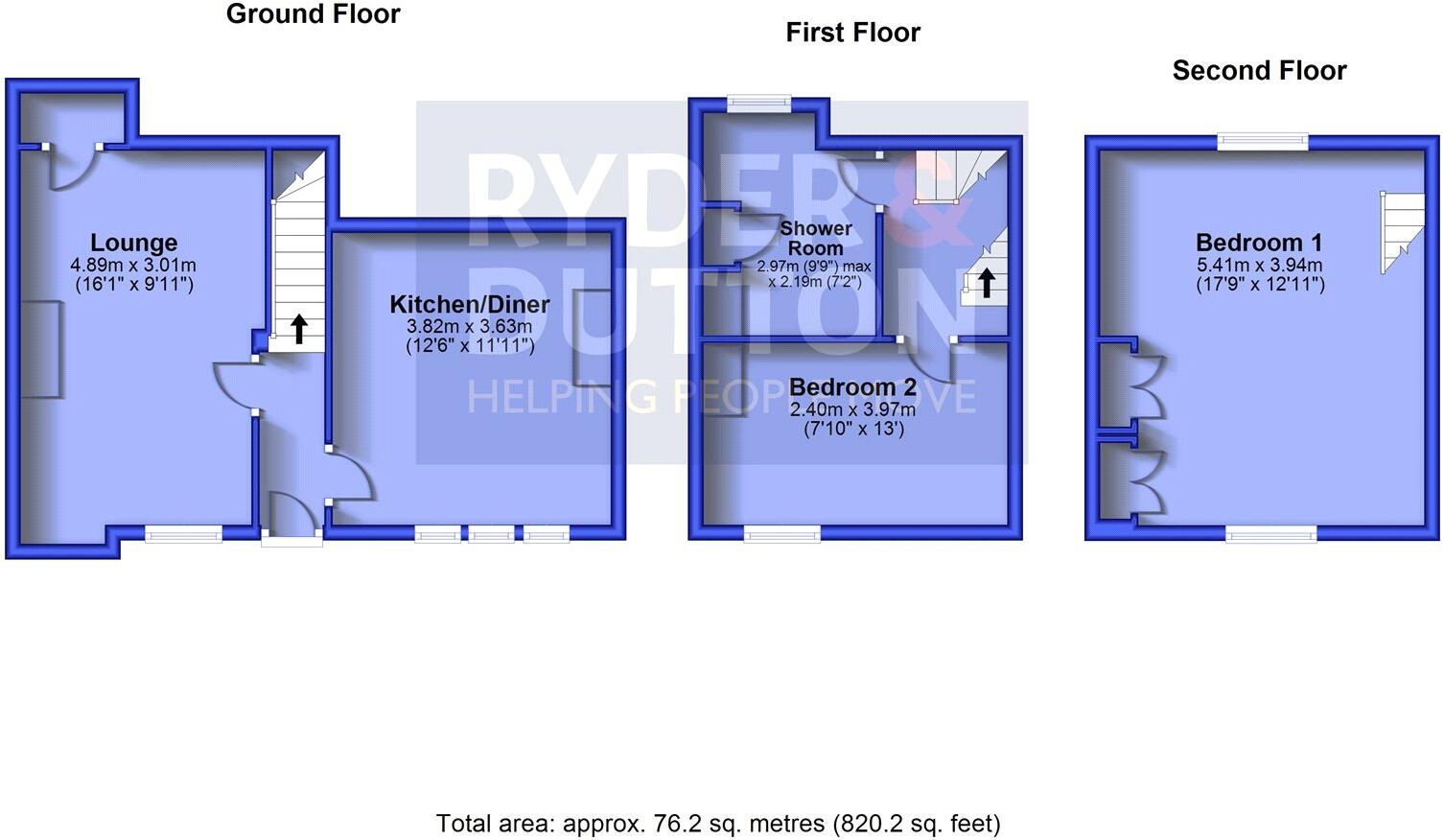 Chancery Lane, Dobcross, Saddleworth, OL3 floorplan