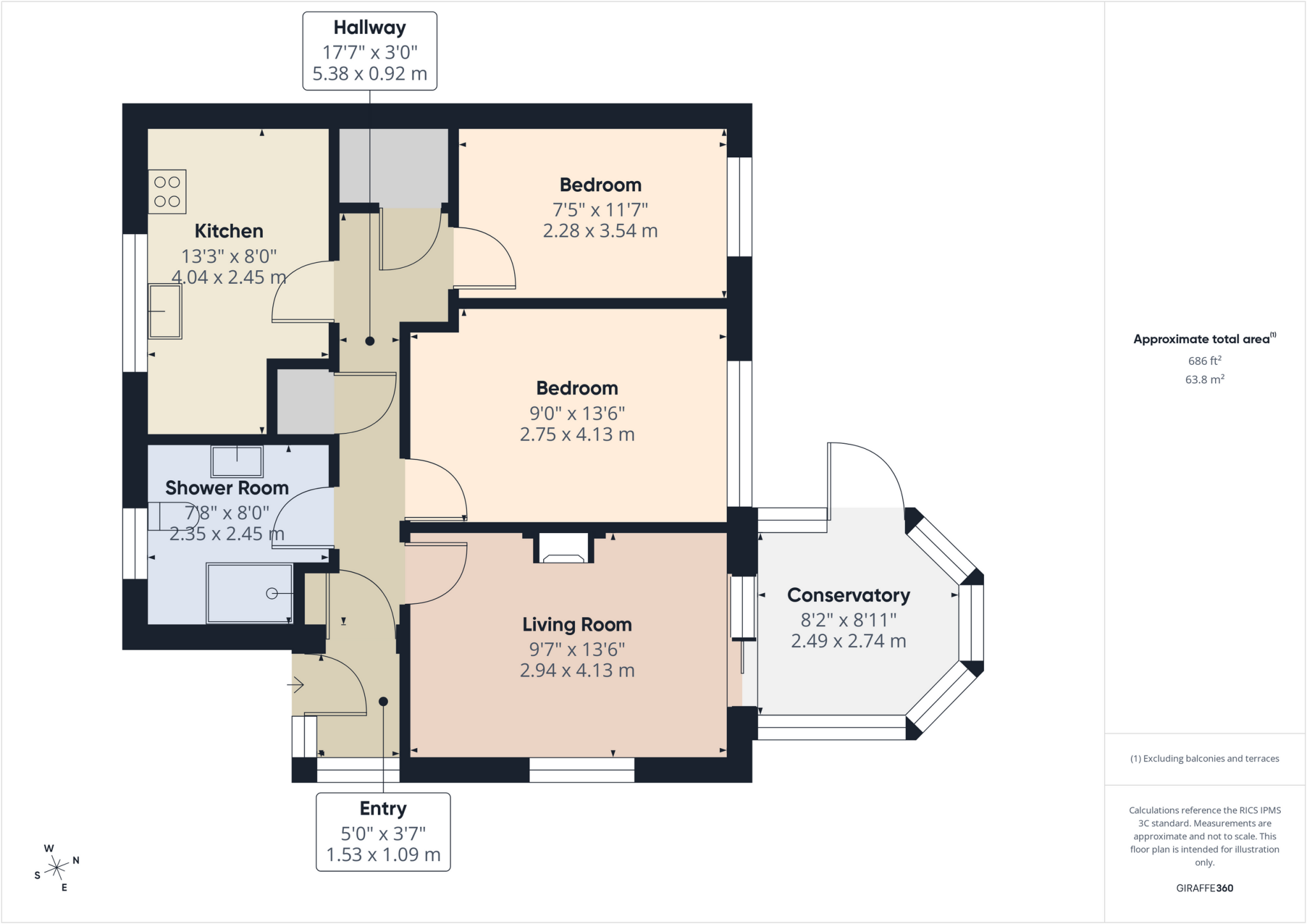 Mercian Mews, Spondon floorplan
