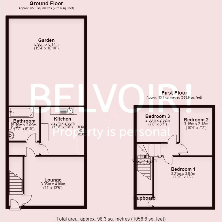 Ewart Street, Brighton, BN2 floorplan