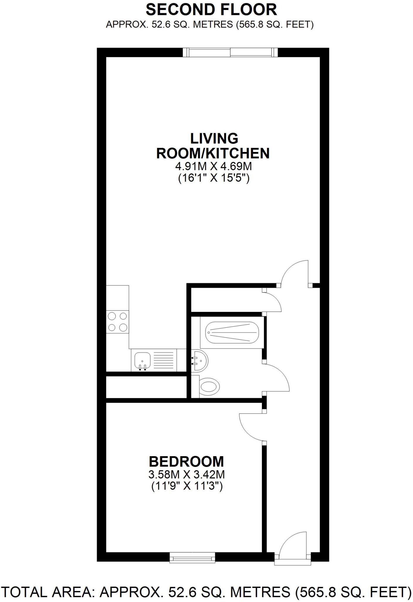 Willbrook House, Worsdell Drive, Gateshead, NE8 floorplan