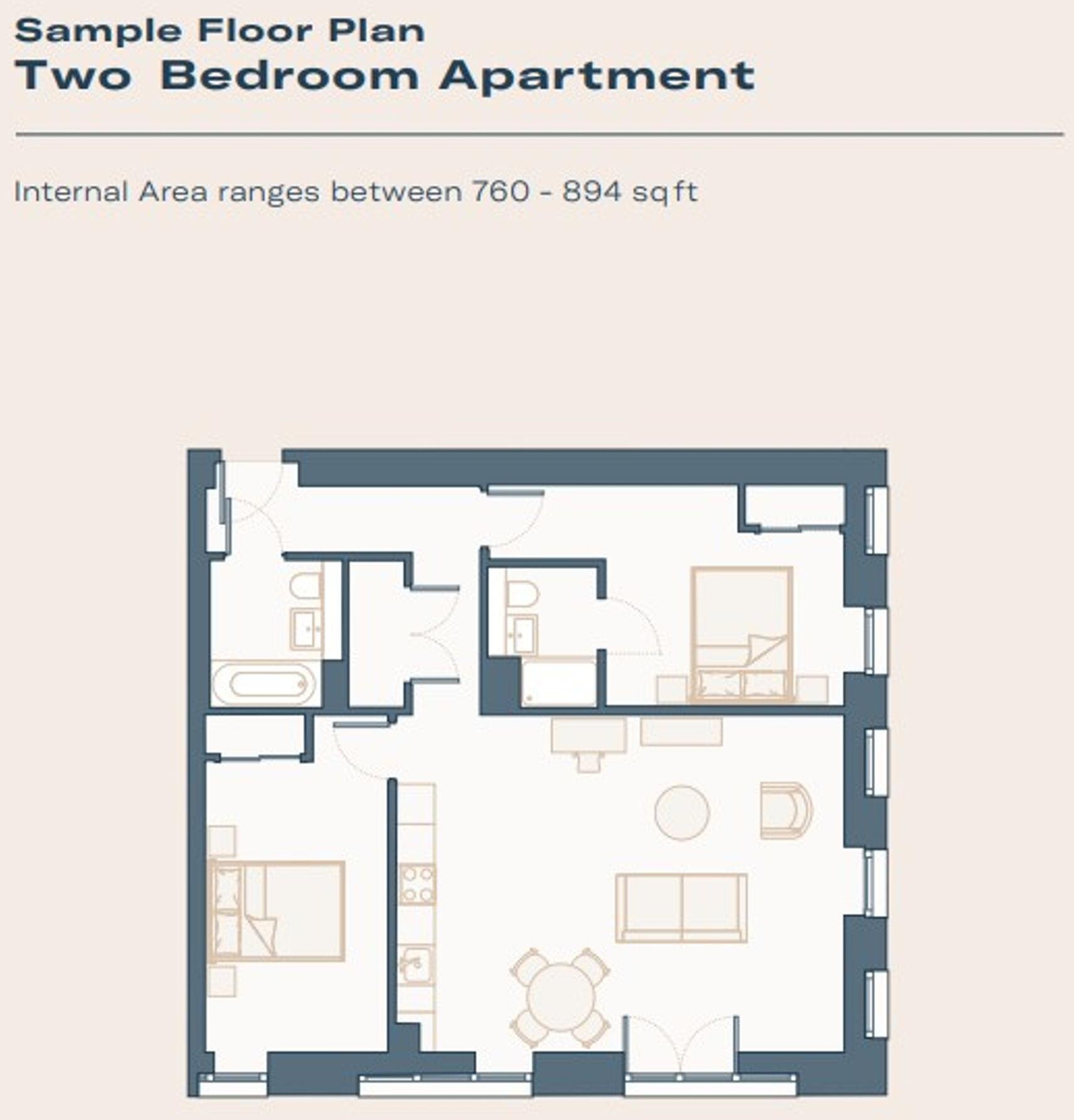Dockside, 62B Ocean Dr, EH6 floorplan