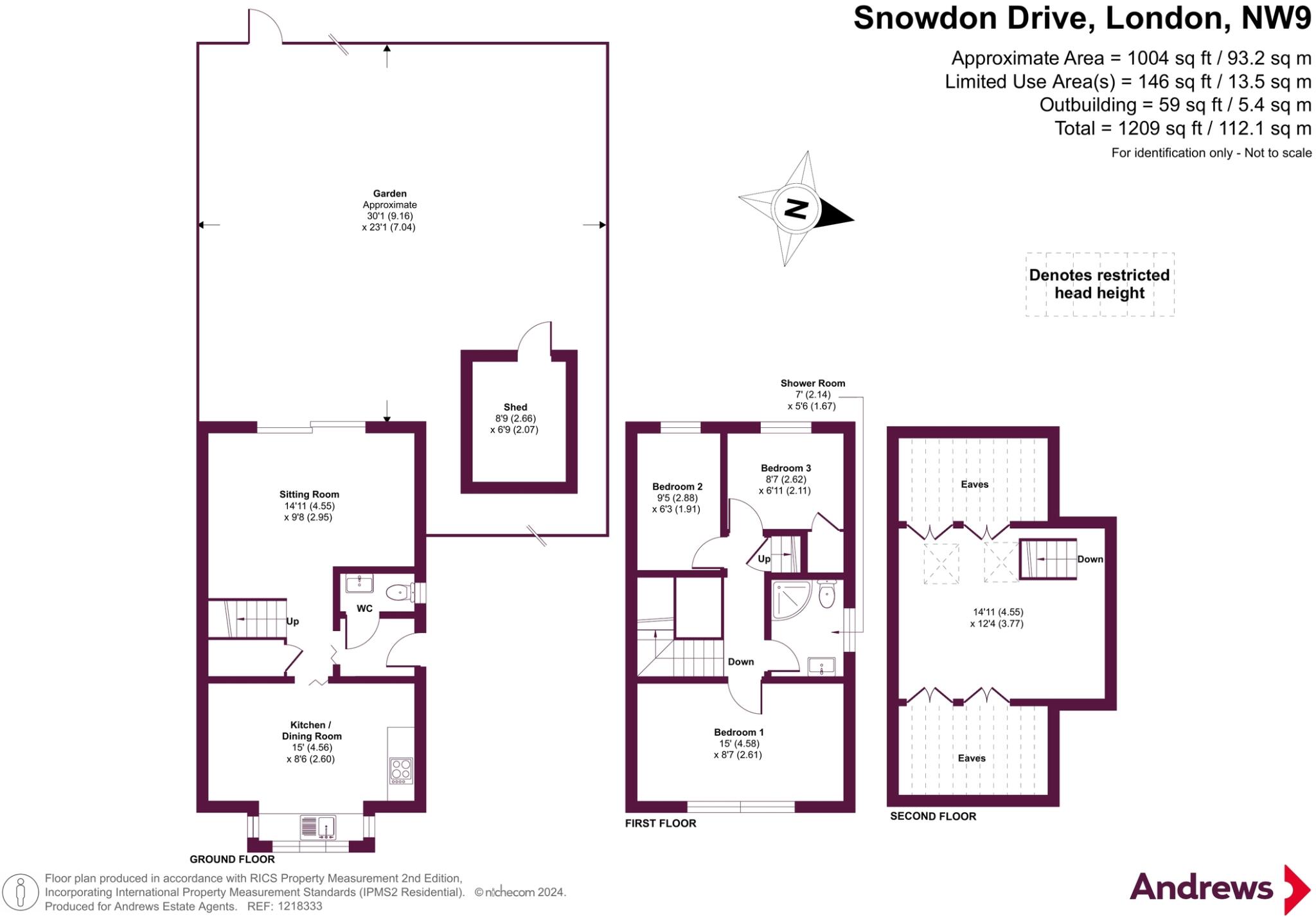 Colwyn Green, Snowdon Drive, London, NW9 floorplan