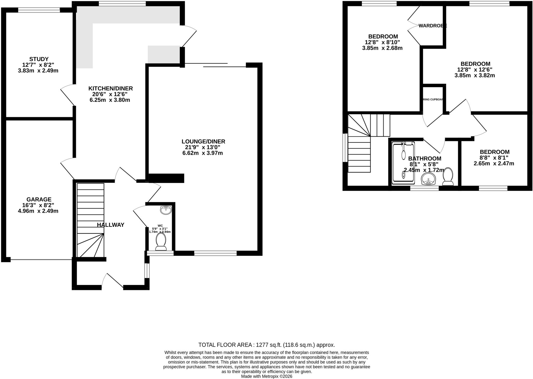 Claudian Place, St. Albans, Hertfordshire, AL3 floorplan