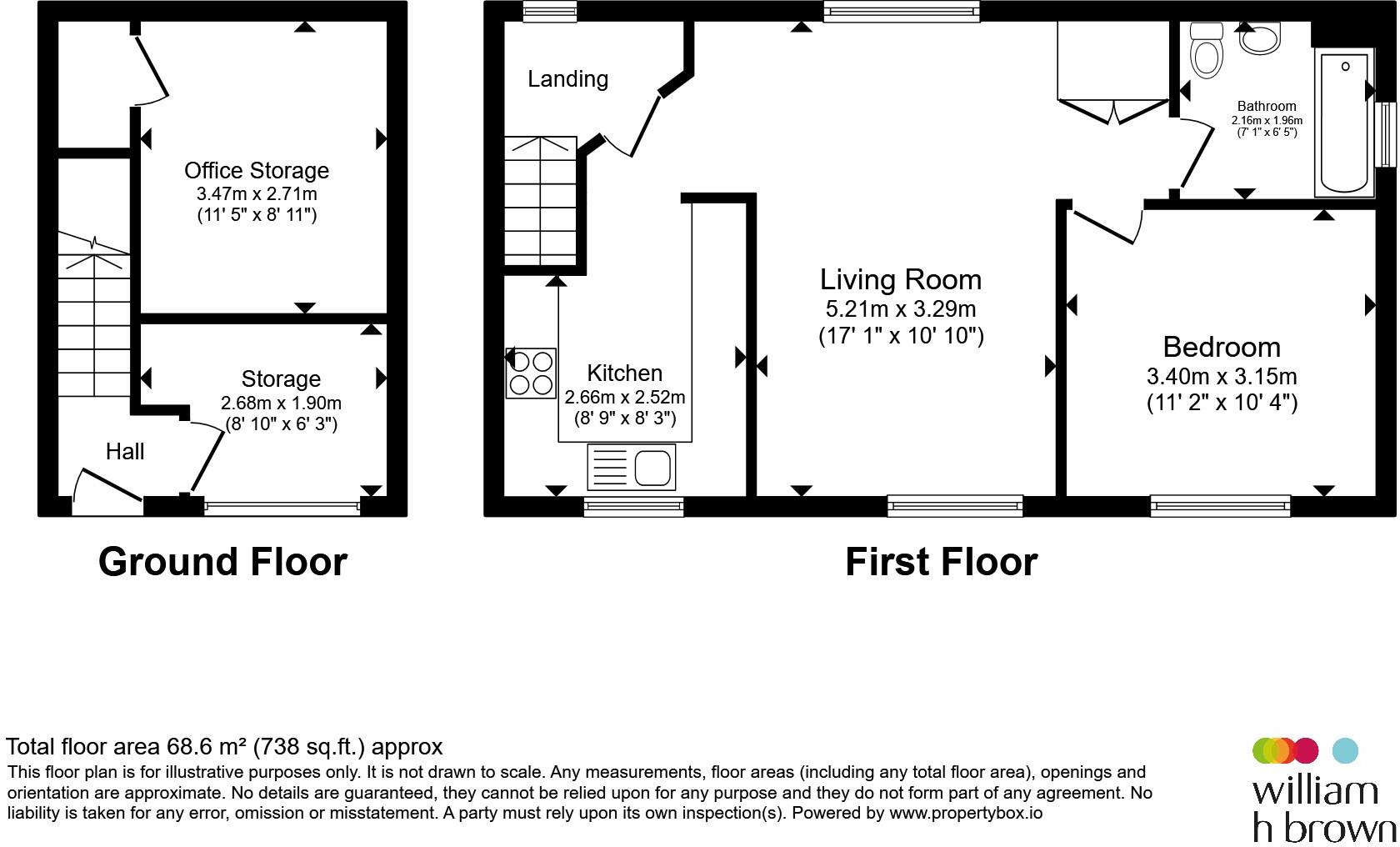 Longlands, Idle, Bradford floorplan