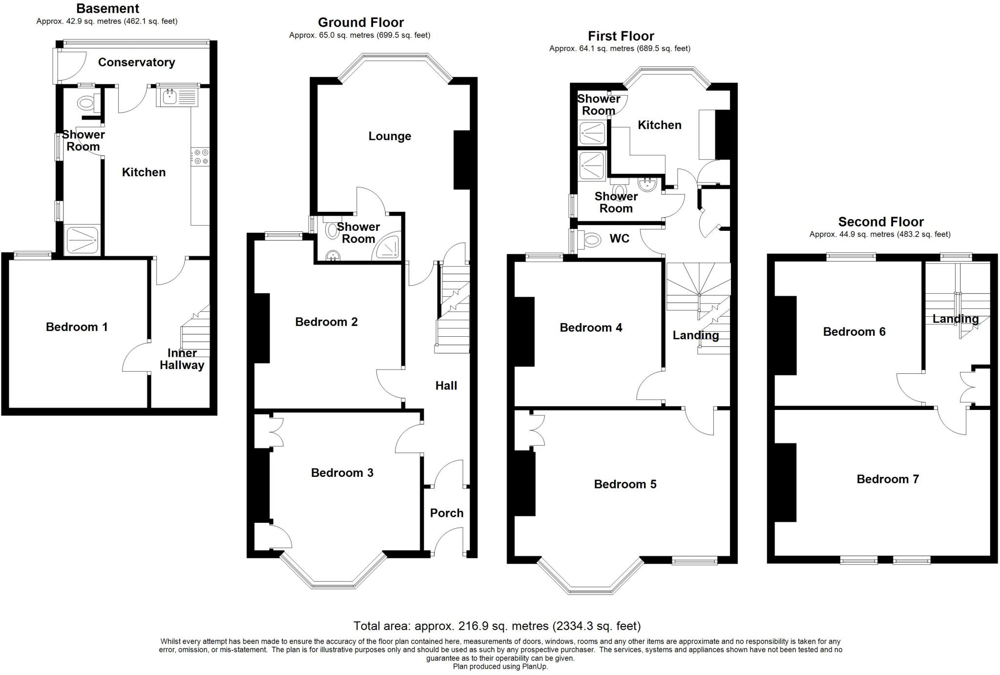 Haldon Road, Exeter floorplan