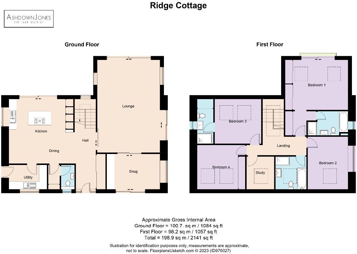 Ridge Cottage, Field Broughton, Cartmel, LA11 6HN floorplan