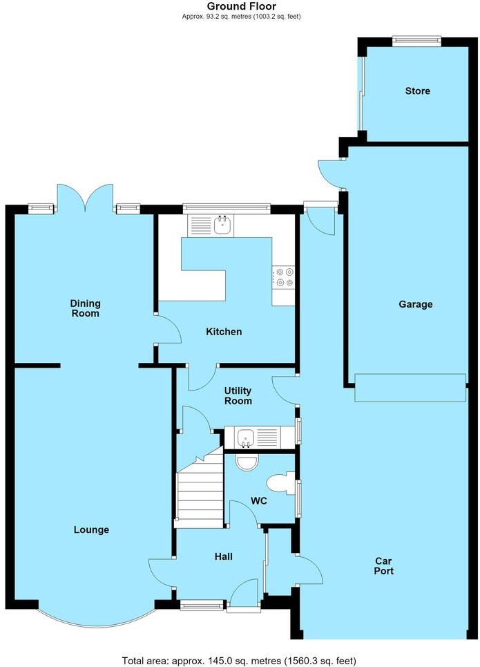 Goscote Drive, Lutterworth, LE17 floorplan